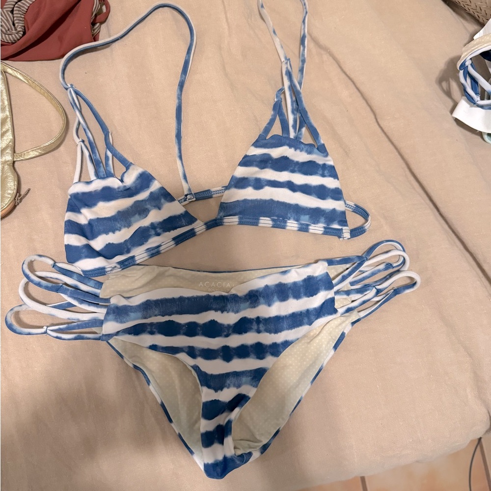 Acacia swimsuit top small, bottom small